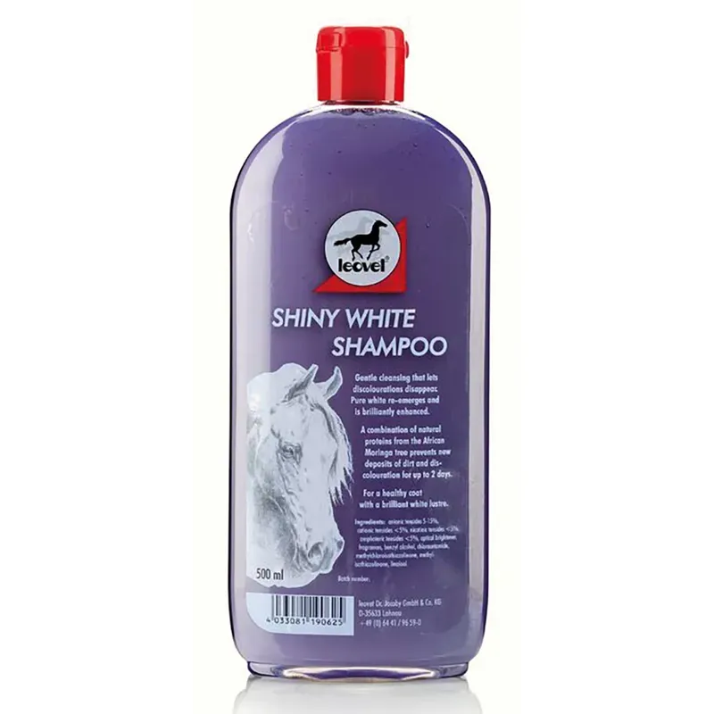 Leovet 500ml Shiny White Shampoo in Purple