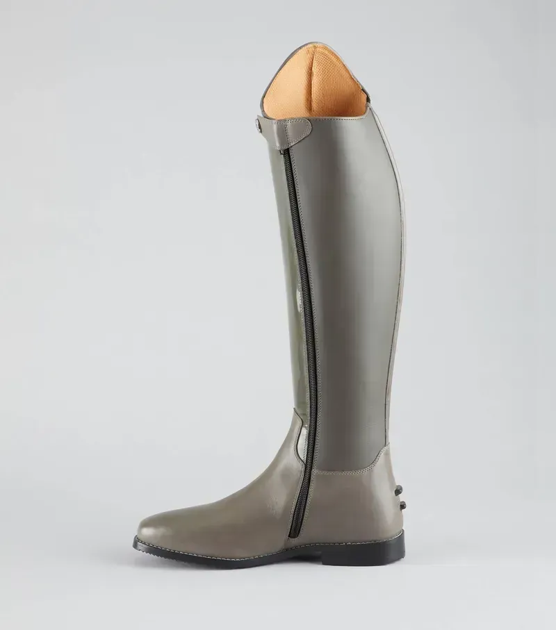 Premier Equine Ladies Levade Leather Dressage Riding Boot in Grey-2
