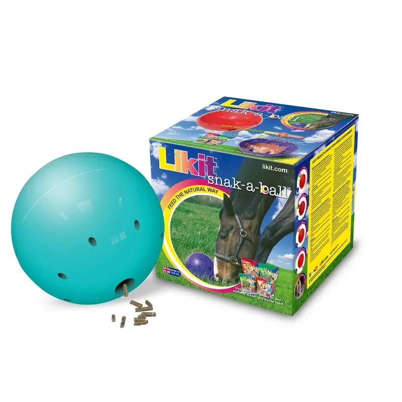 Likit Snak-A-Ball Feeding Ball in Blue