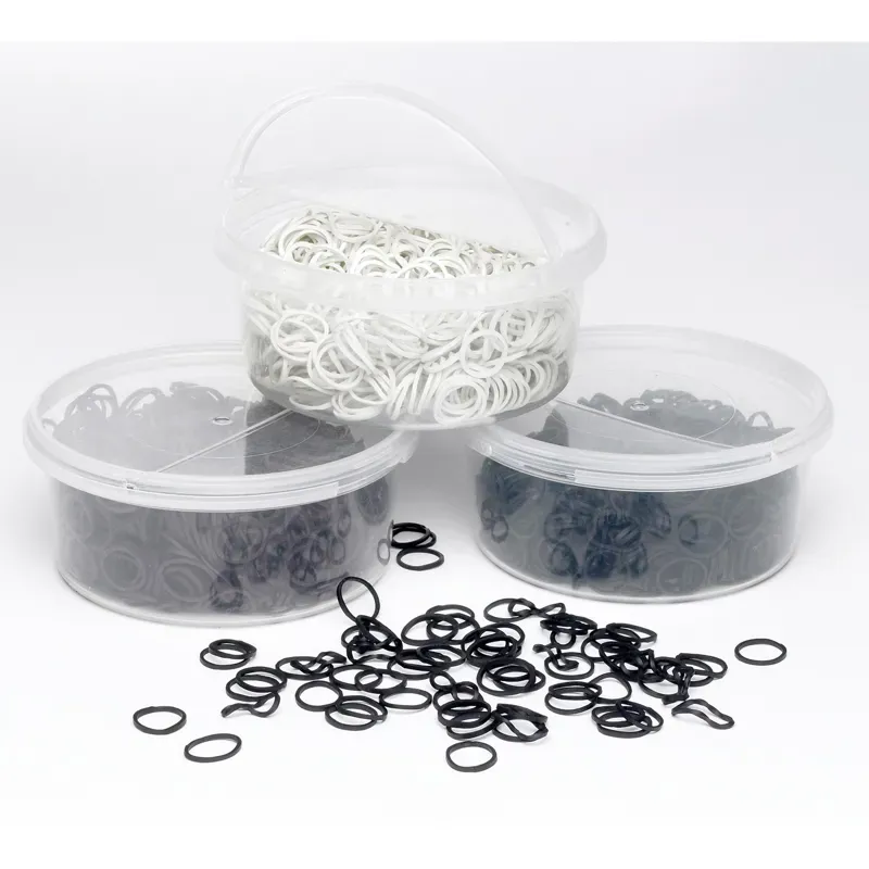Lincoln Plaiting Bands In Half Open Container BROWN one size