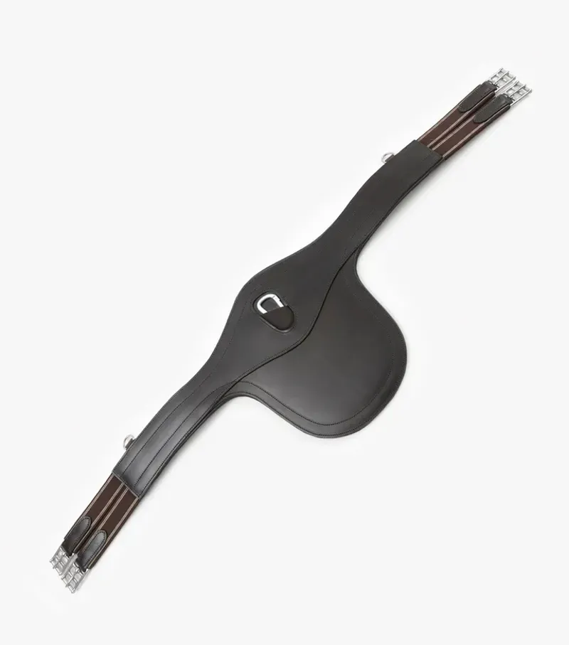Premier Equine Lizzano Anatomic Leather Stud Girth in Brown