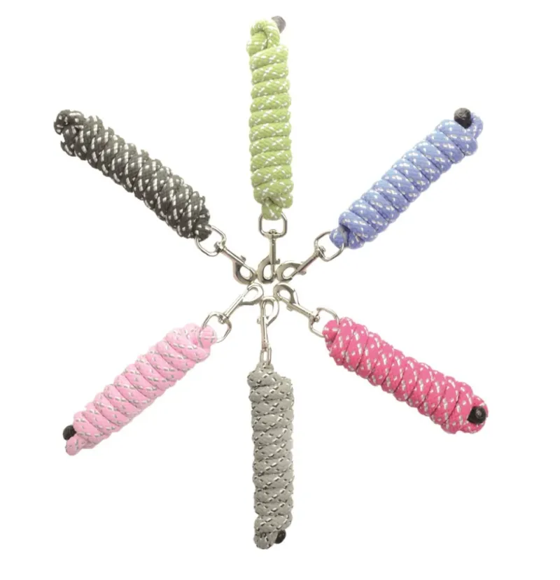 Hy Fleck Lead Rope in Grey