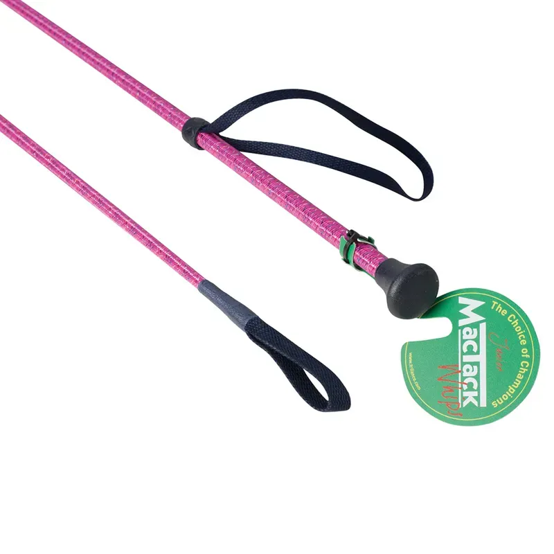 MacTack CW78 24in Junior Riding Whip in Pink