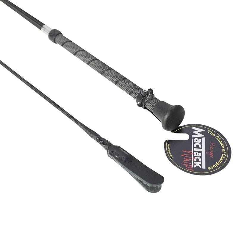 MacTack CW37 39in Dressage Whip in Black