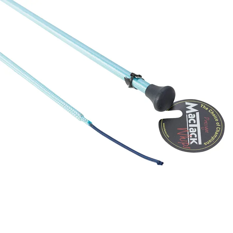 MacTack CW9 30in No Loop Junior Dressage Whip in Blue