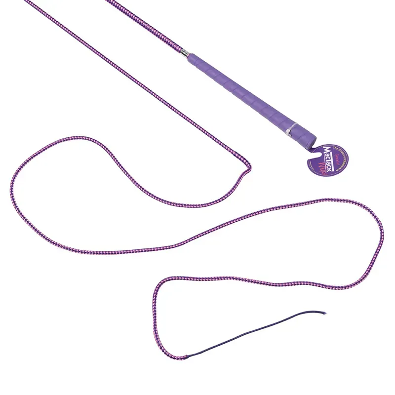 MacTack R443 66in Lunge Whip in Purple