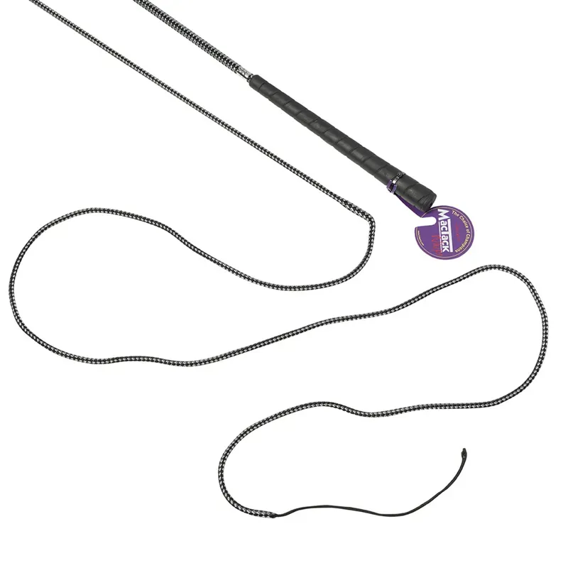 MacTack R443 66in Lunge Whip in Black