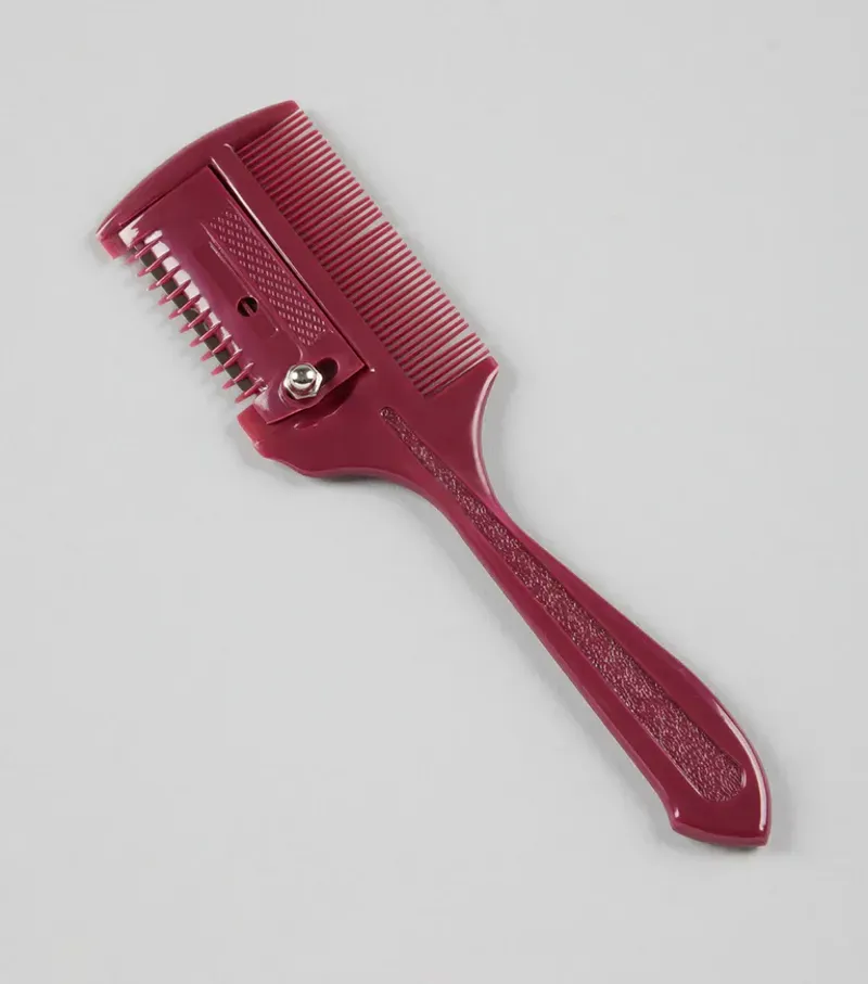 Premier Equine Mane Thinning Comb in Wine