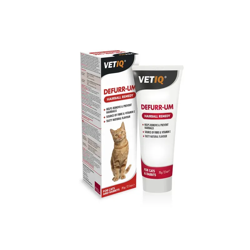 Mark and Chappell VetIQ Defurr-UM Hairball Remedy for Cats
