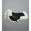 Premier Equine Merino Wool Half Pad in Black/Natural Wool