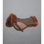 Premier Equine Merino Wool Half Pad in Brown/Brown Wool