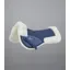 Premier Equine Merino Wool Half Pad in Navy/Natural Wool