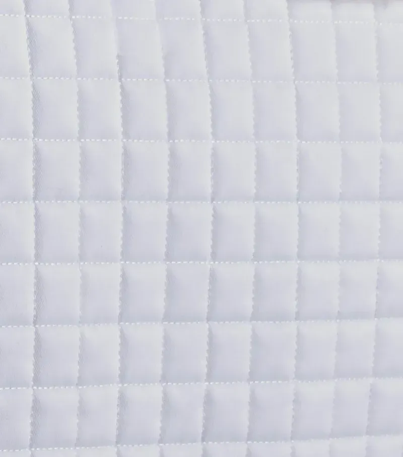 Premier Equine Merino Wool Half Pad in White/Natural Wool-3