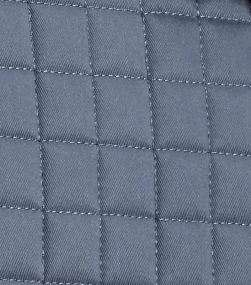 Premier Equine Merino Wool GP/Jump Numnah in Grey/Black Wool-3