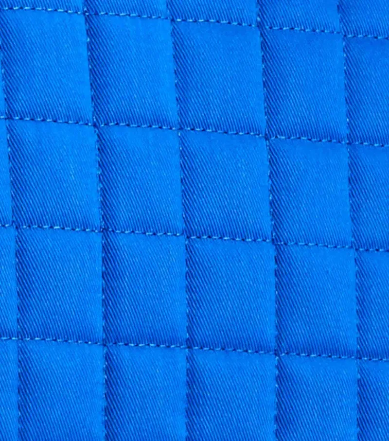 Premier Equine Merino Wool GP/Jump Numnah in Royal Blue/Navy Wool-3