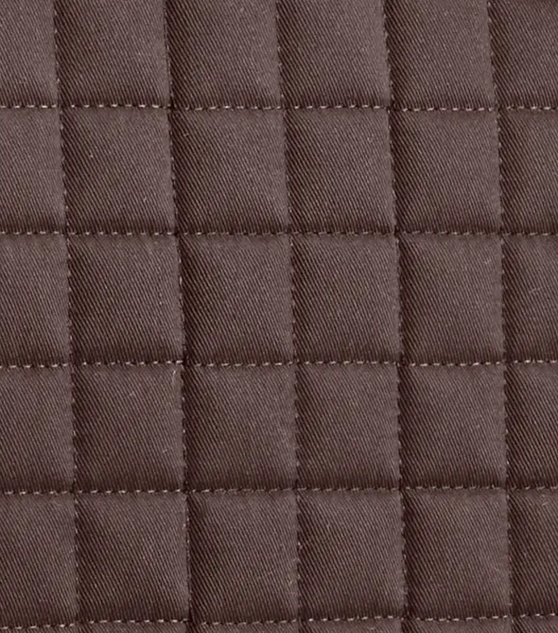 Premier Equine Merino Wool Half Pad in Brown/Brown Wool-3