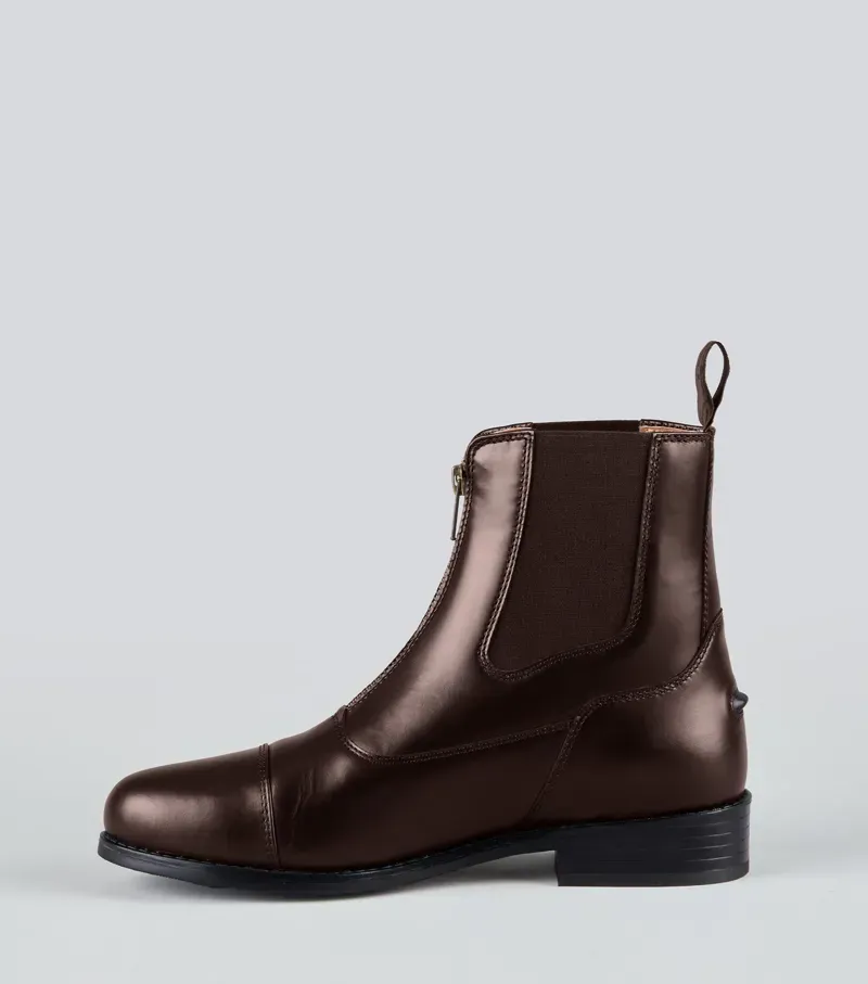 Premier Equine Mimas Leather Paddock Boots in Brown-3