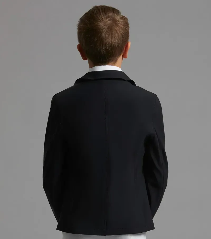 Premier Equine Boys Enzo Competition Jacket in Black-2
