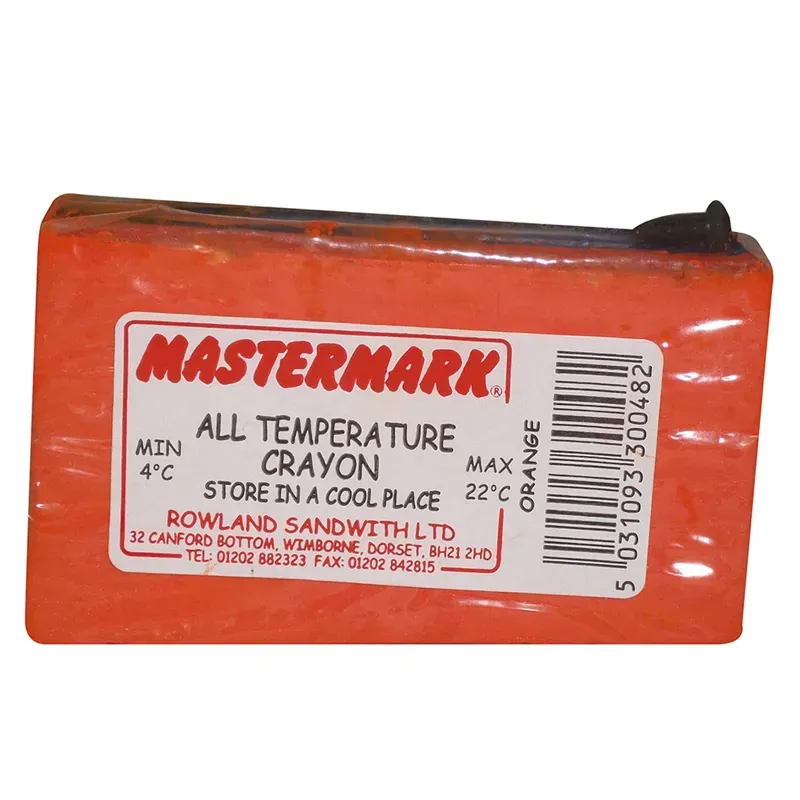Mastermark All Temperature Ram Crayons in Orange