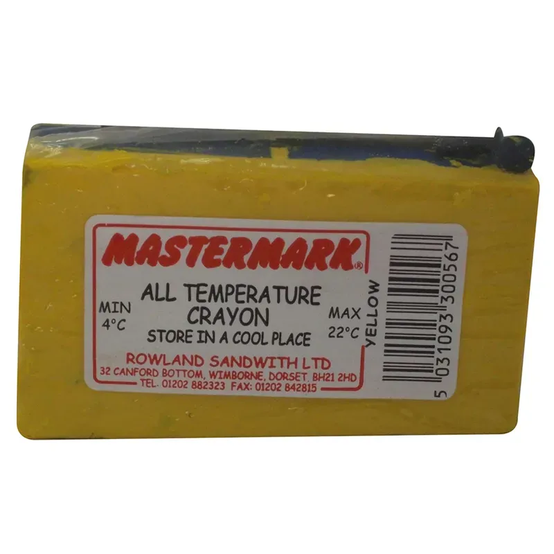 Mastermark All Temperature Ram Crayons in Yellow