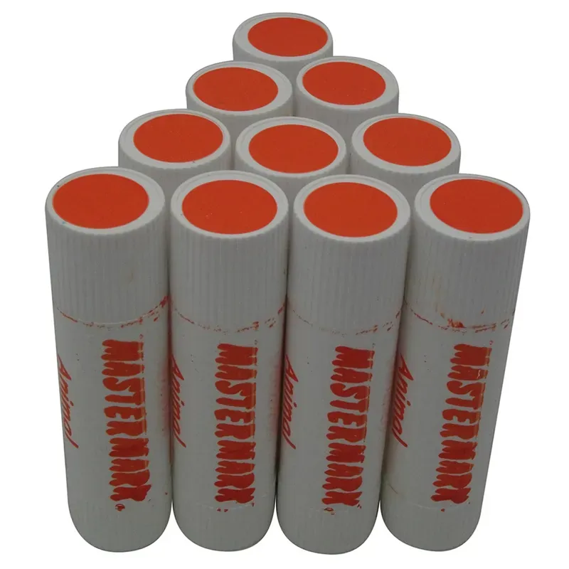 Mastermark 10 pack Twist Base Wax Markers in Orange