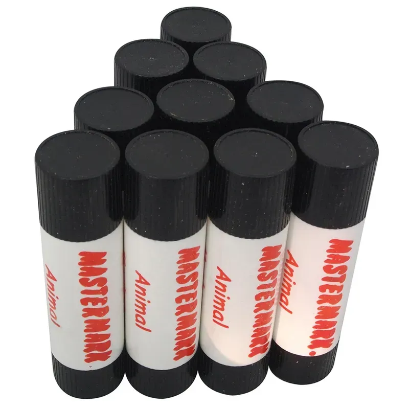 Mastermark 10 pack Twist Base Wax Markers in Black
