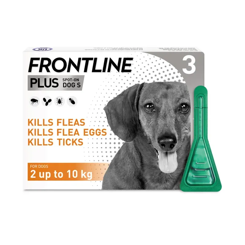 Boehringer-Ingelheim Frontline 3 Pipettes 2-10kg Plus Spot On For Small Dogs