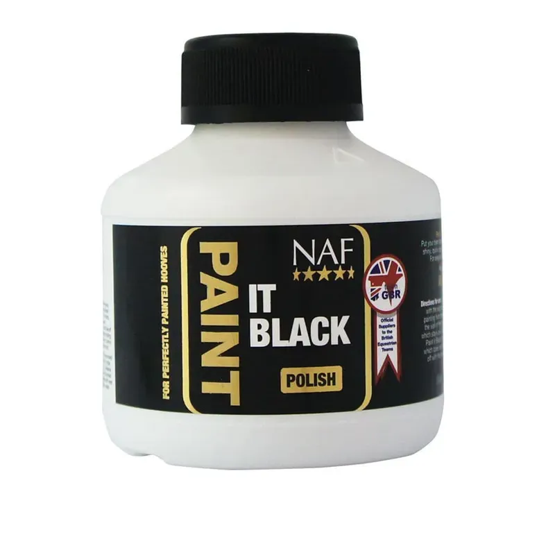 NAF 250ml Paint It Black Hoof Polish
