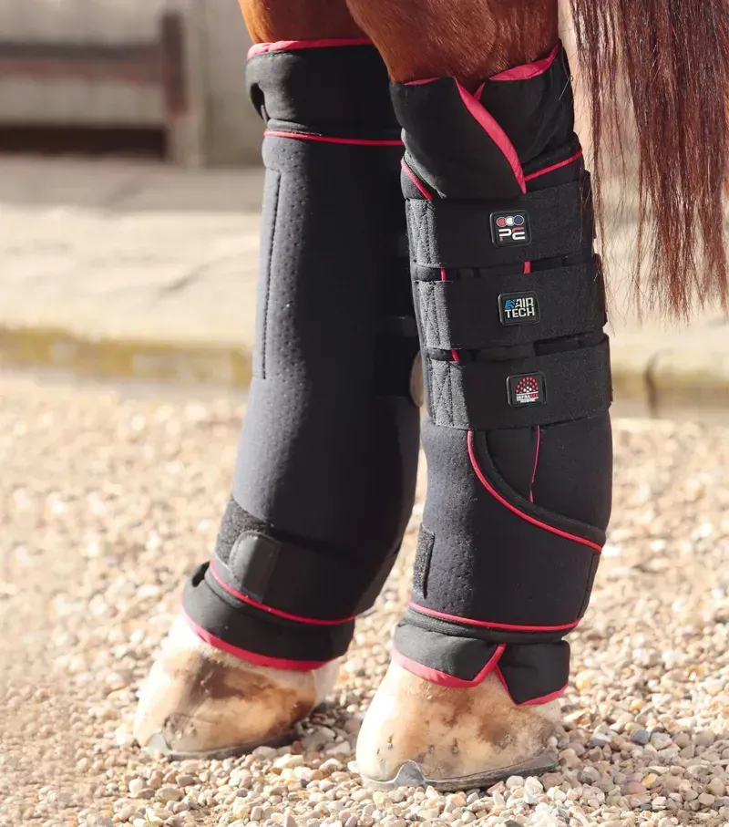 Premier Equine Nano-Tec Infrared Boot Wraps Inc Liners in Black-2