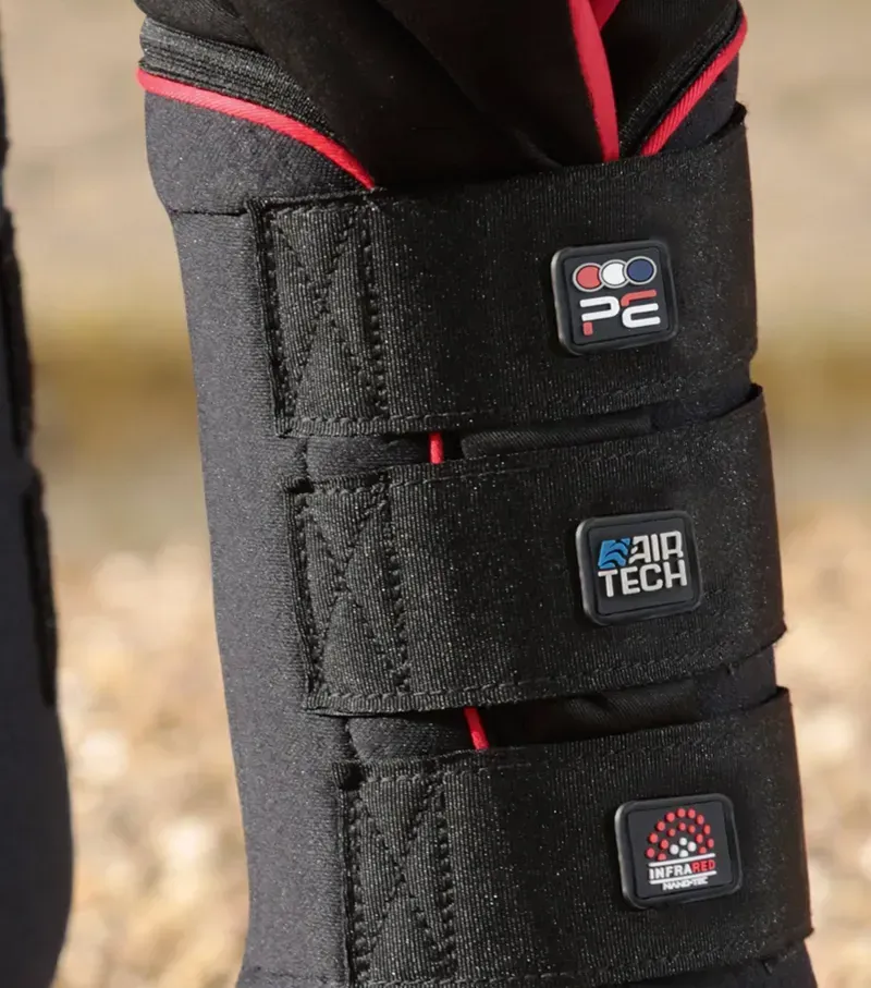 Premier Equine Nano-Tec Infrared Boot Wraps Inc Liners in Black-3