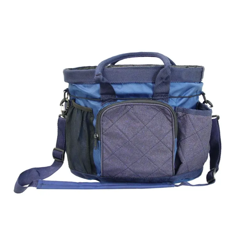 Hy Equestrian Glitzy Grooming Bag in Navy