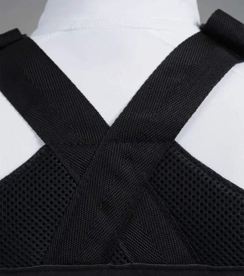 Premier Equine Neoprene Adjustable Number Competition Bib in Black-2