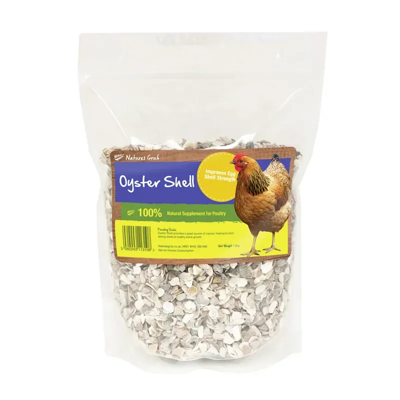 Nature's Grub Oyster Shell 1.5 kg Supplement in Clear