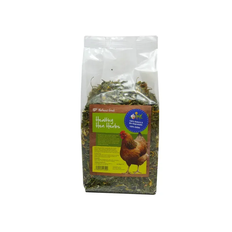 Nature's Grub Healthy Hen Herbs in Clear
