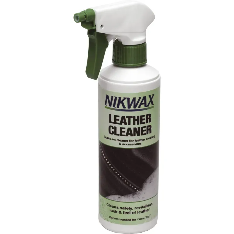 Nikwax 300ml Spray-On Leather Cleaner in Green