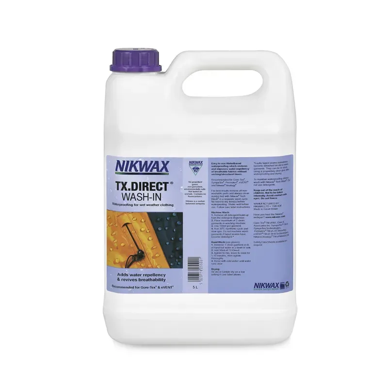 Nikwax 5lt Wash-In TX Direct in White