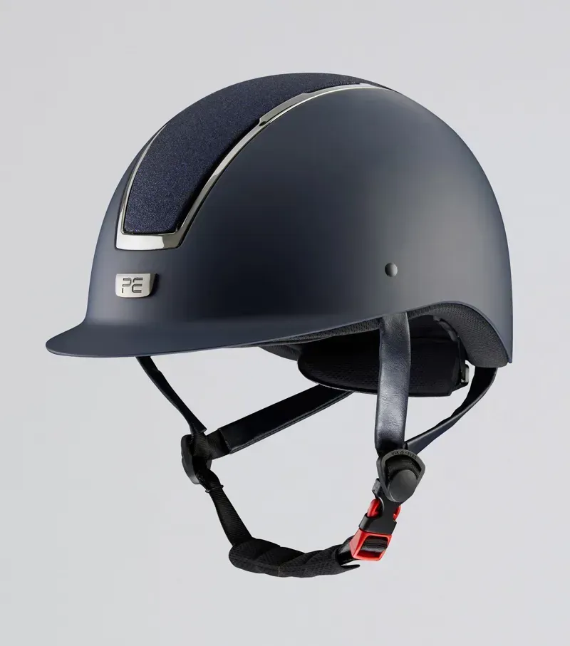 Premier Equine Odyssey Horse Riding Helmet in Navy-2