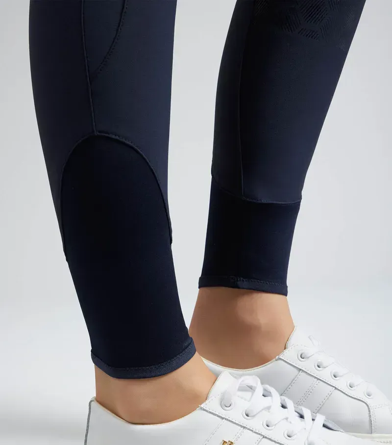 Premier Equine Womens Ofena Full Seat Riding Breeches in Navy-4