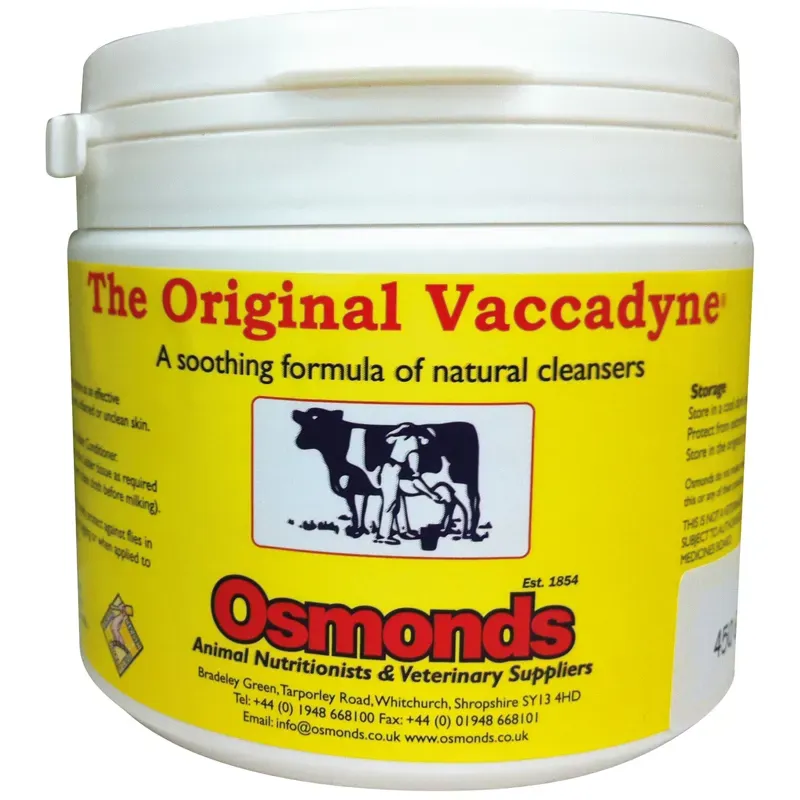 Osmonds Vaccadyne 450g Skin Cleanser/Moisturiser in White