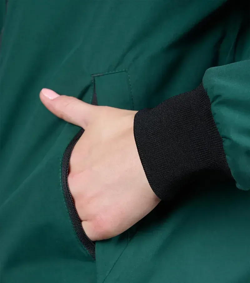 Premier Equine Womens Omnia Waterproof Riding Jacket in Green-4