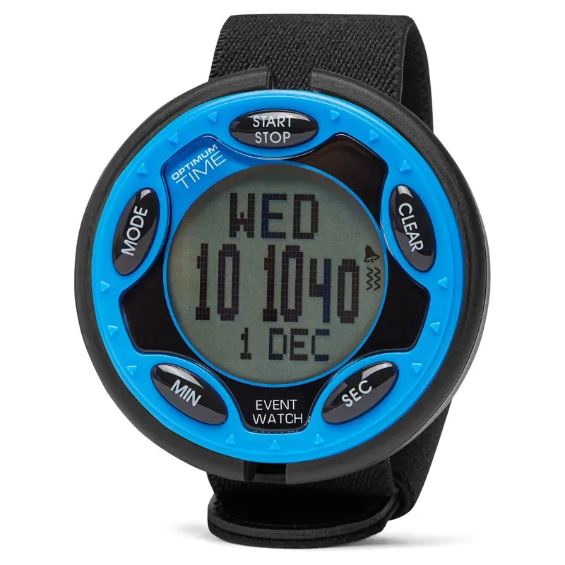 Optimum Time Rechargeable Event Watch in Blue