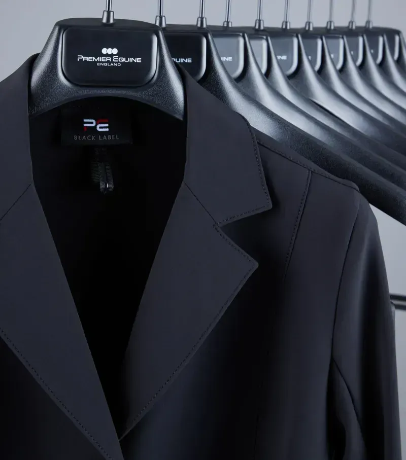 Premier Equine Pack Of 10 PE Coat Hanger in Black-1