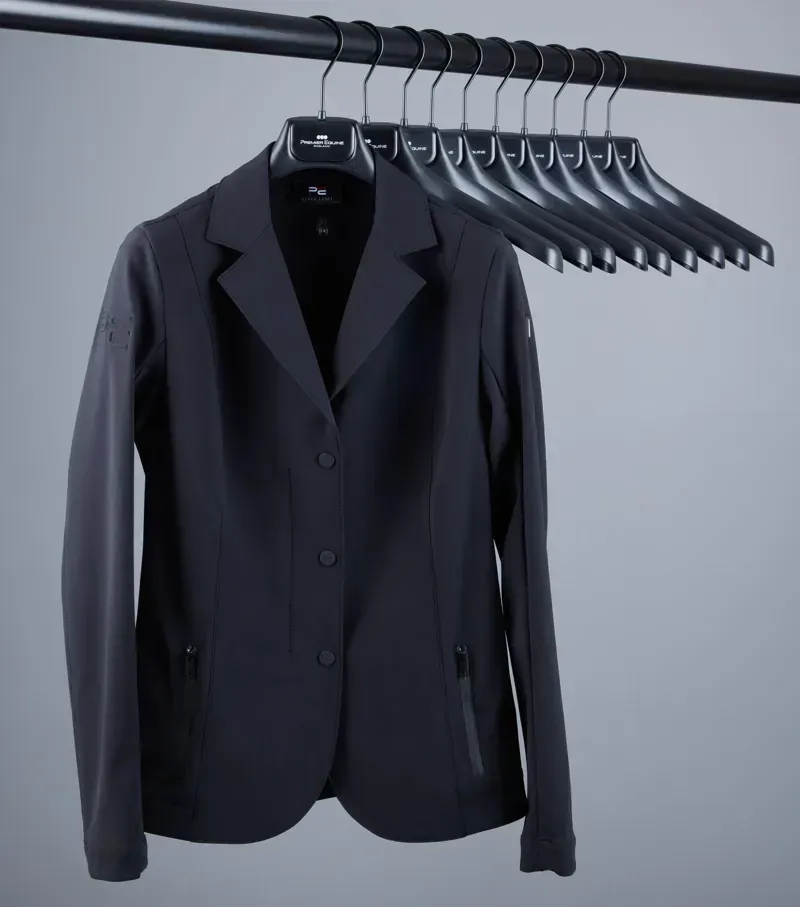 Premier Equine Pack Of 10 PE Coat Hanger in Black-3