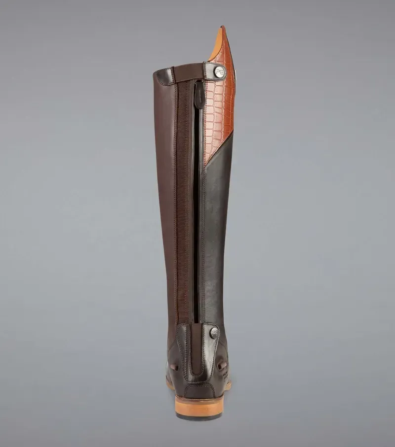  Premier Equine Ladies Passaggio Leather Field Tall Riding Boot in Brown-1