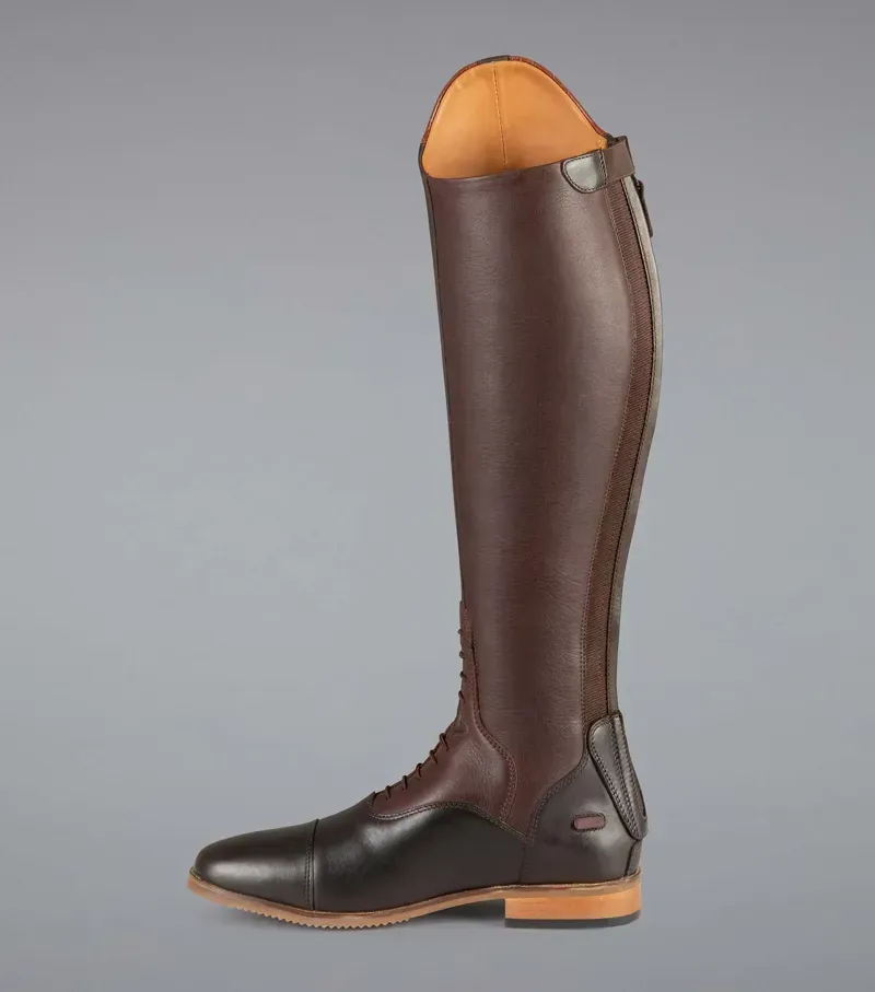  Premier Equine Ladies Passaggio Leather Field Tall Riding Boot in Brown-2