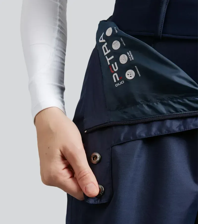 Premier Equine Petra Duo Waterproof Trousers in Navy-2