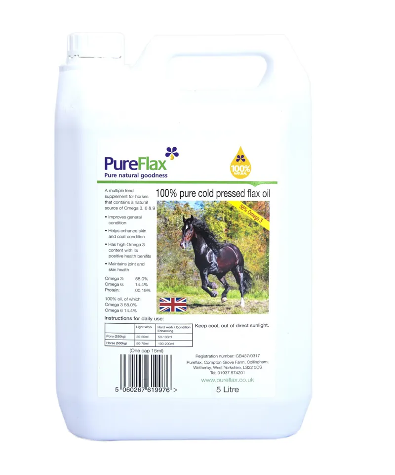 PureFlax 5lt Horse Supplement