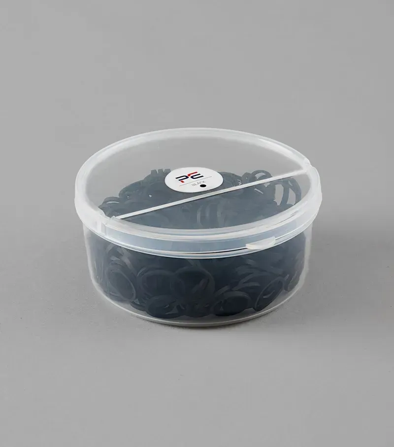 Premier Equine Horse Plaiting Bands in Black-1