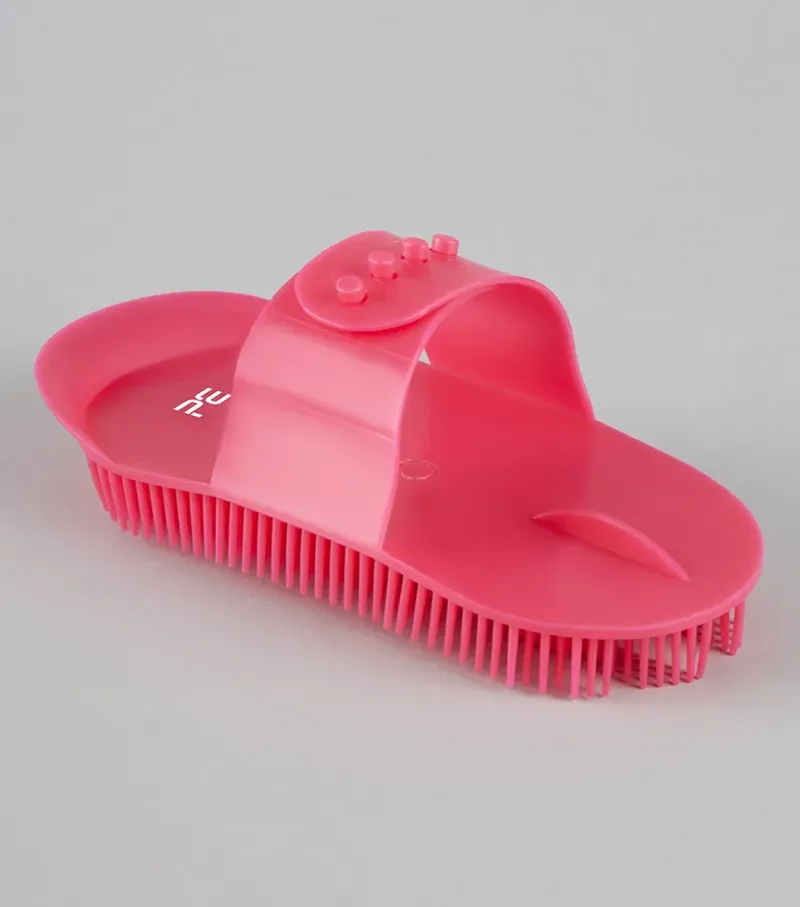 Premier Equine Plastic Curry Comb in Fuchsia