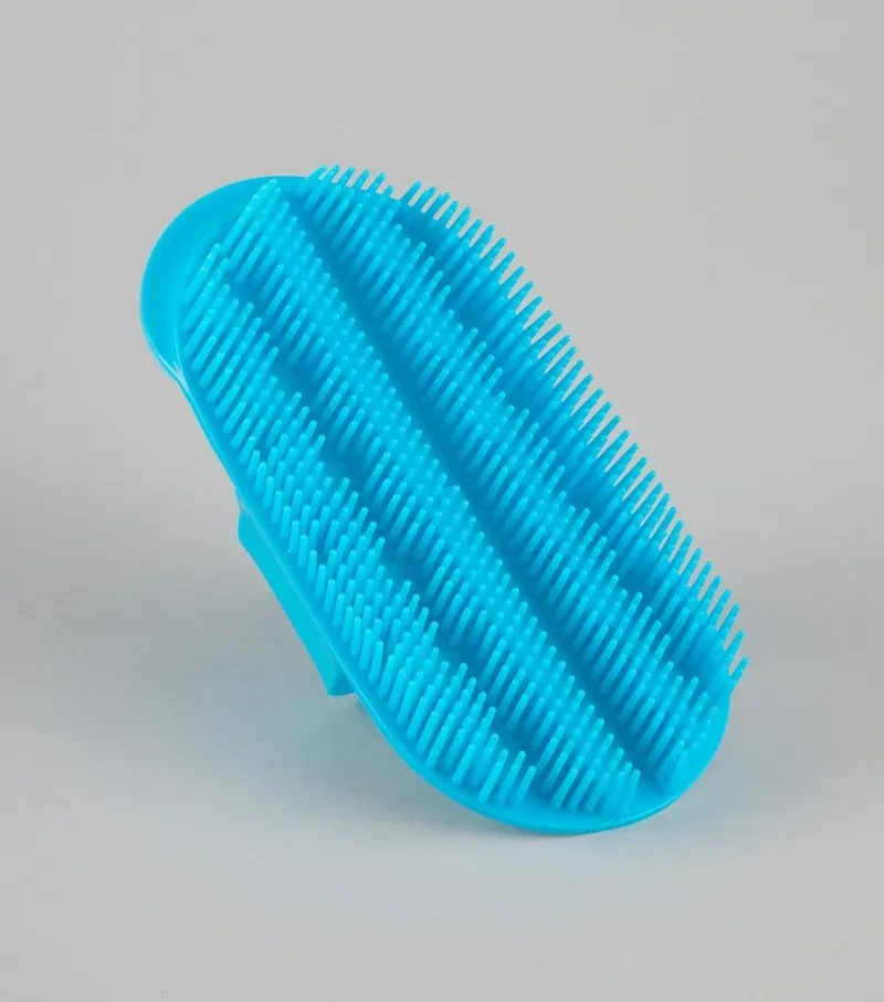 Premier Equine Plastic Curry Comb in Peacock Blue-1
